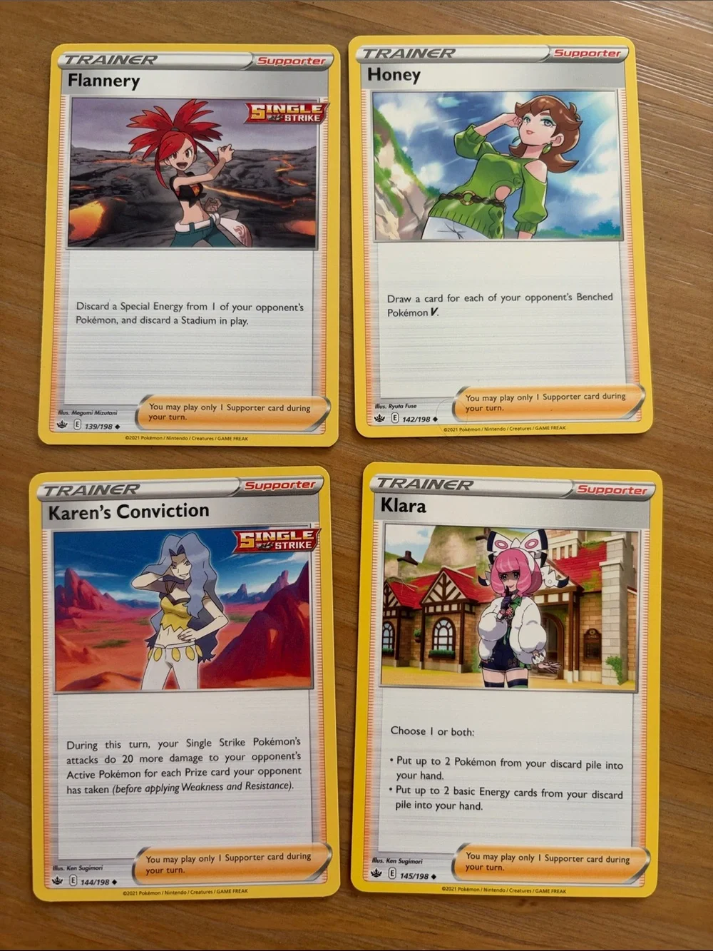 Chilling Reign Trainer Card Lot 12 Cards | Avery, Agatha, Peonia, Peony ✨5/$25✨